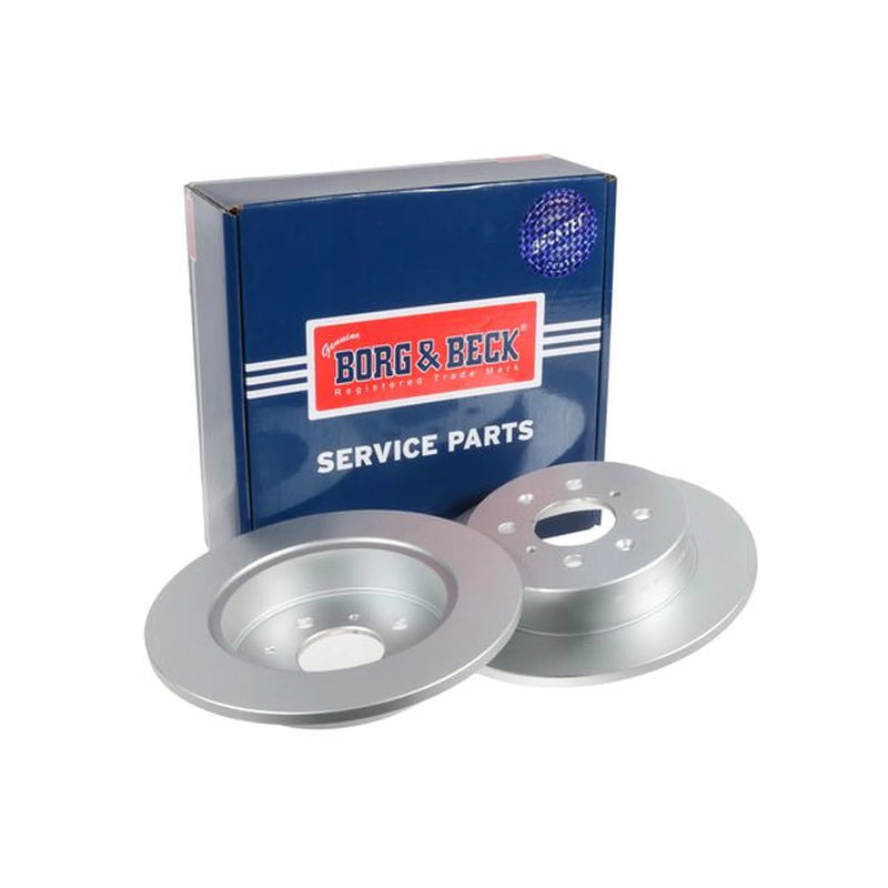 Borg & Beck Front & Rear Brake Discs & Pads fits Honda Civic VII 2001-2005