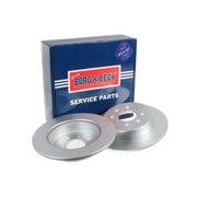 Borg & Beck Rear Brake Discs & Pads fits Honda Civic Aerodeck 1998-2001 1.6