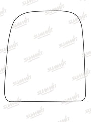 Summit Non-Heated Base Plate With Commercial Mirror Glass fits Iveco Daily 06 on LHS Summit - Bars 4 Cars