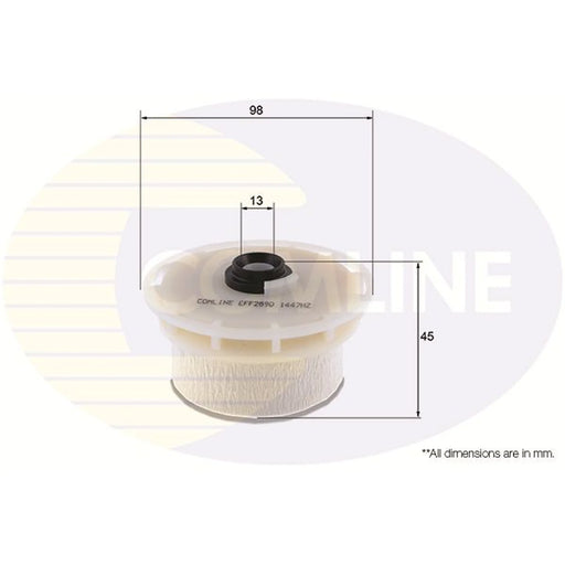 Comline Fuel Filter Element fits Toyota Land Cruiser 200 2007-2008 4.5