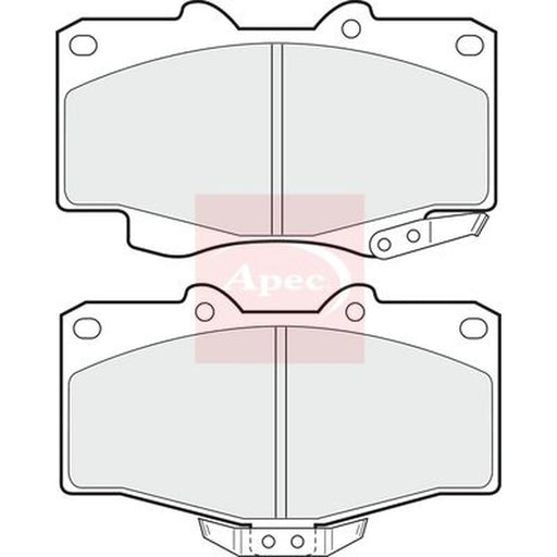 Apec Front Brake Pad Set PAD703