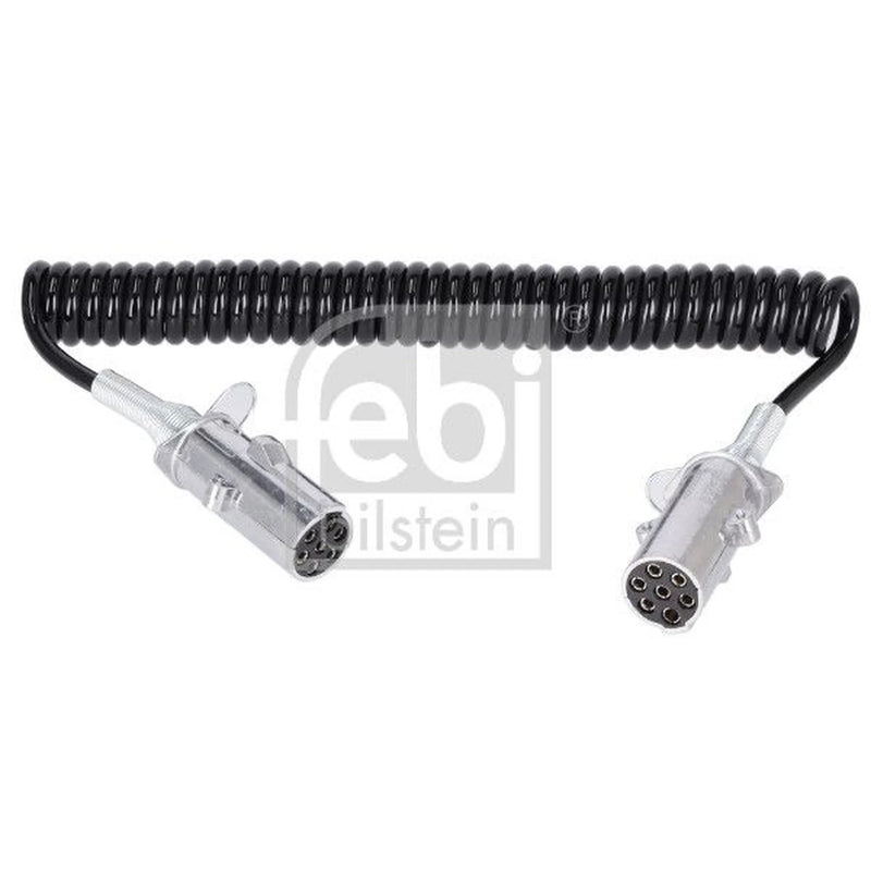 Febi Coiled Cable 7 Connectors 24V PU (Polyurethane) 09701