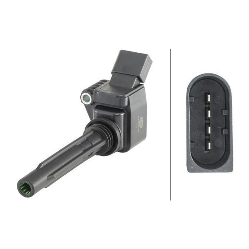 Hella Ignition Coil Pack fits Audi A1 2014-2018