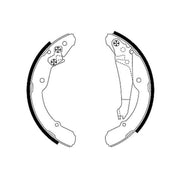 Mintex Brake Shoe Set Axle Kit fits Seat Inca 1995-2003 1.4 1.6 1.7 1.9