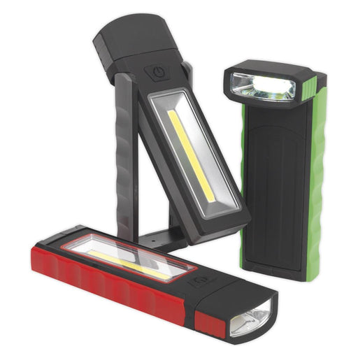 Sealey Magnetic Pocket Light 3W + 0.5W COB LED Display Box of 12 LED4101DB Sealey - Dynamic Drive