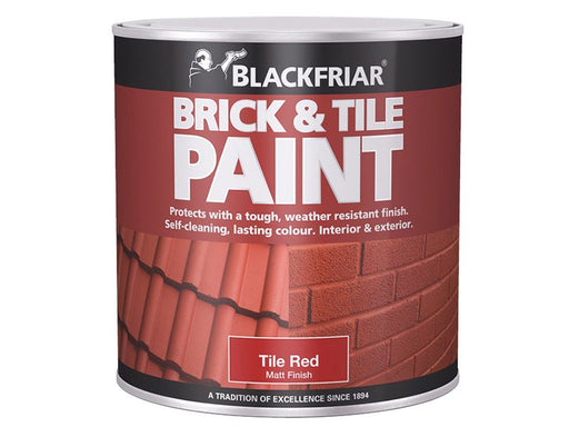 Blackfriar Brick & Tile Paint Matt Red 500ml Blackfriar - Dynamic Drive