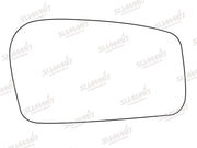 Summit Stick-On Standard Mirror Glass fits Peugeot 806 95 to 02 RHS Summit - Bars 4 Cars