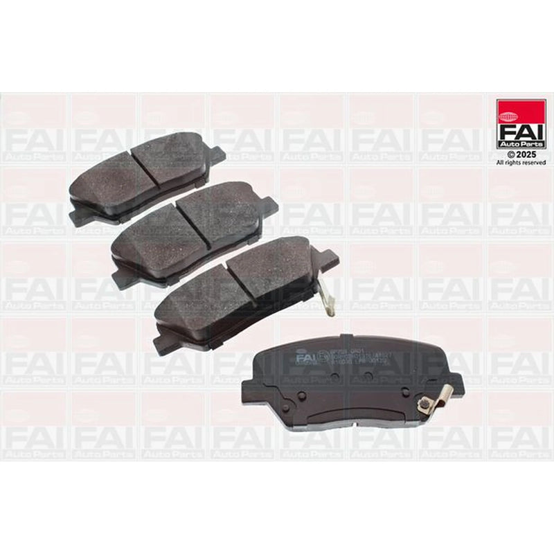 FAI Front Brake Pad Set fits Hyundai Elantra V 2011-2015 1.6