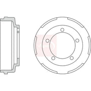 Apec Brake Drum Assembly Rear DRM9921