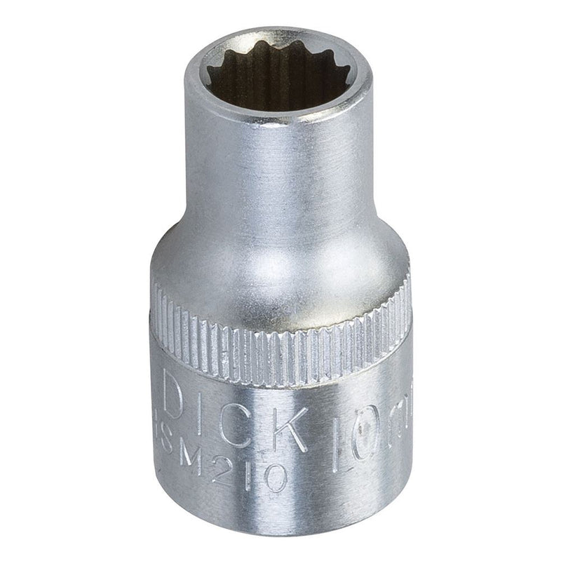 King Dick Socket 1/2" SD Metric 10mm HSM210 King Dick  - Dynamic Drive