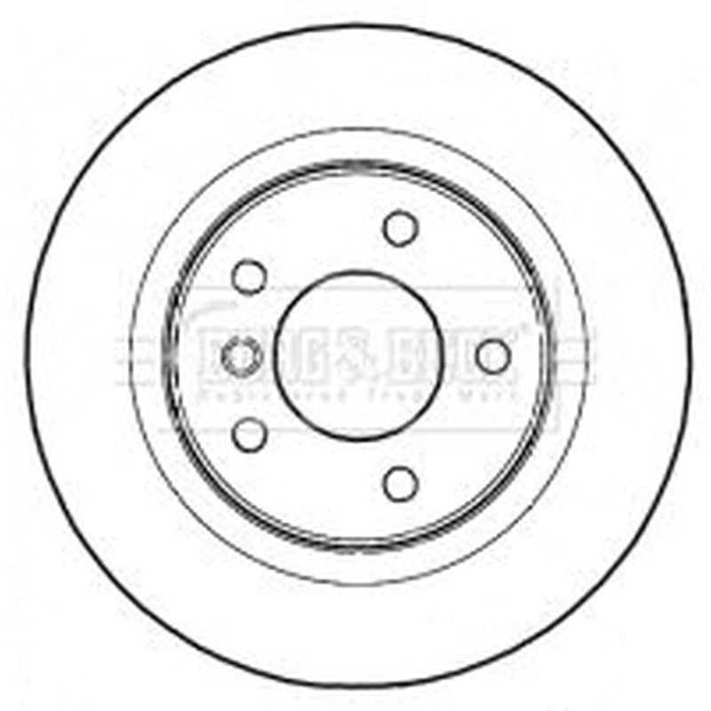 Borg & Beck Front Vented & Rear Vented Brake Discs & Pads fits BMW 1 2006-2011