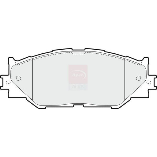 Apec Front Brake Pad Set fits Lexus Is C 2009-2015