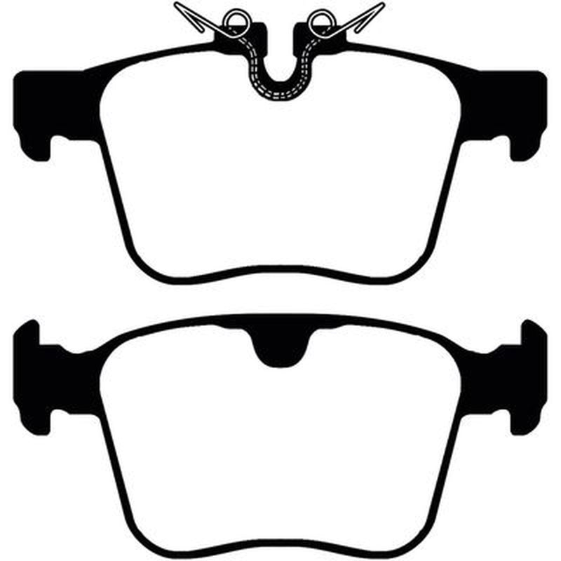 Abtex Rear Brake Pad Set fits Jaguar E-Pace 2017-2018 2.0