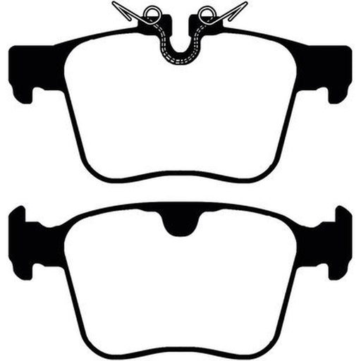 Abtex Rear Brake Pad Set fits Jaguar E-Pace 2017-2018 2.0