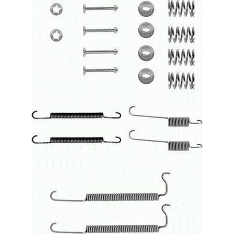 Mintex Brake Shoe Accessory Kit Rear fits Opel Corsa A 1982-1993