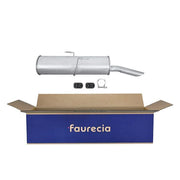 Hella End Silencer Rear fits Peugeot 306 1994-2001 1.4 1.6 1.9