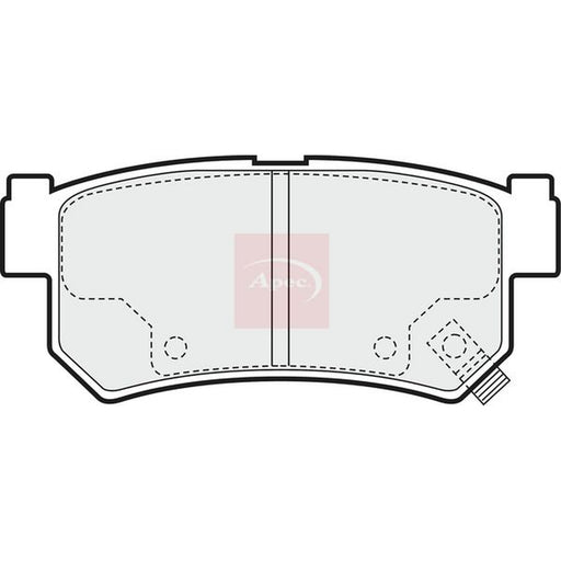 Apec Rear Brake Pad Set fits Daewoo Rexton 2002 on 2.9