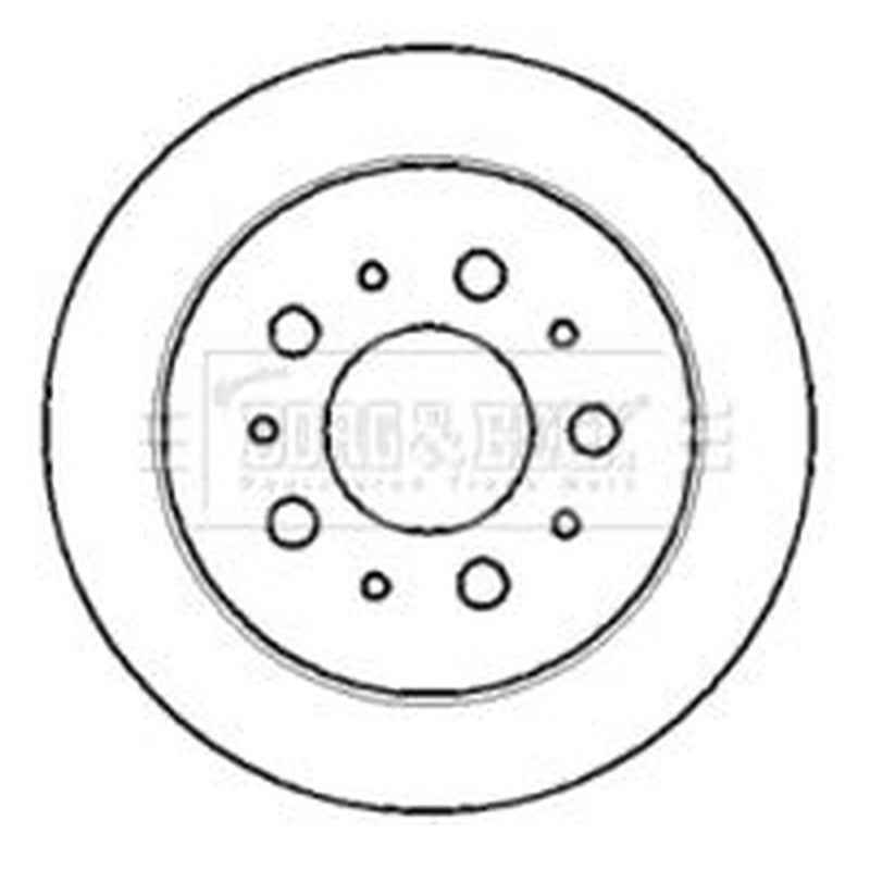 Borg & Beck Front & Rear Brake Discs & Pads fits Citroën Relay II Bus 2002-2006