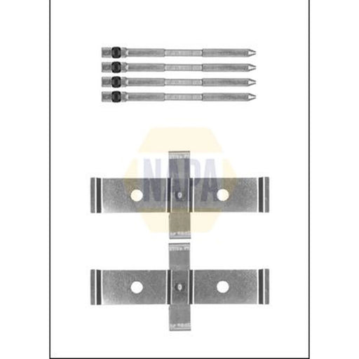 NAPA Brake Pad Accessory Fitting Kit Front fits Alfa Romeo 147 2003-2010 3.2