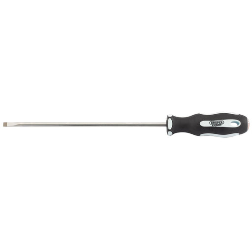 Draper Plain Slot Soft Grip Parallel Tip Screwdriver, 5.5 x 200mm 34975 Draper - Dynamic Drive