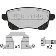 Juratek Rear Brake Pad Set fits Mitsubishi Asx 2023 on 1.6