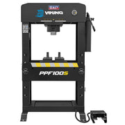Viking Floor Type Air/Hydraulic Press with Sliding Ram and Foot Pedal 100 Tonne Viking - Dynamic Drive