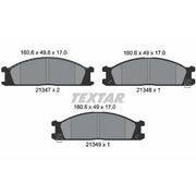 Textar Front Brake Pad Set 2134702