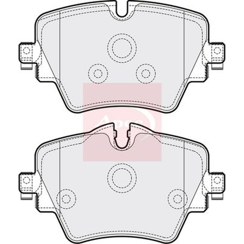 Apec Front Brake Pad Set fits BMW 1 2019-2020