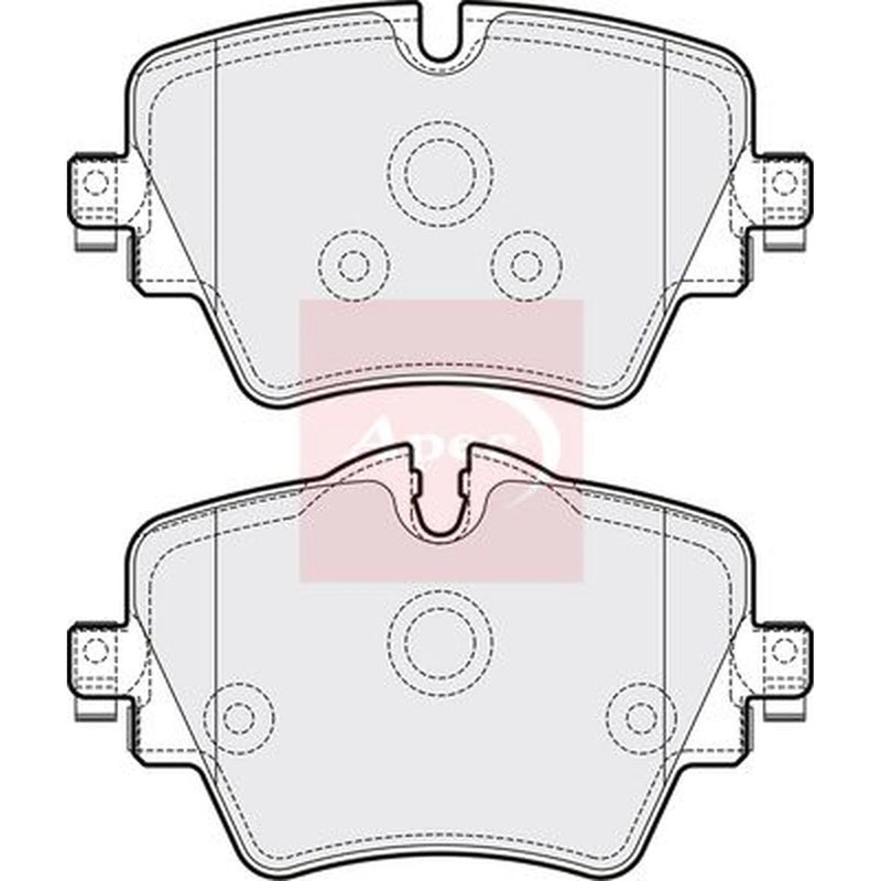 Apec Front Brake Pad Set PAD2050