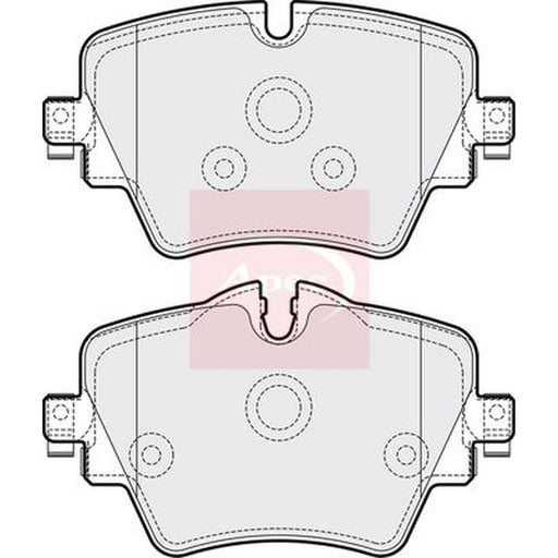 Apec Front Brake Pad Set fits BMW 1 2019-2020
