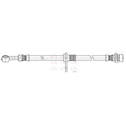 Apec Brake Hydraulic Hose Line Front Right fits Honda Civic X 2016-2022