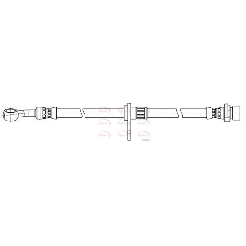 Apec Brake Hydraulic Hose Line Front Right fits Honda Civic X 2016-2022