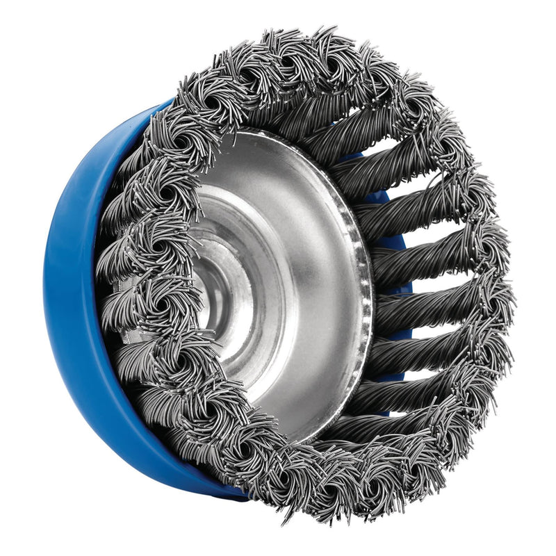 Draper Steel Twist-Knot Wire Cup Brush, 100mm, M14 41450 Draper - Dynamic Drive