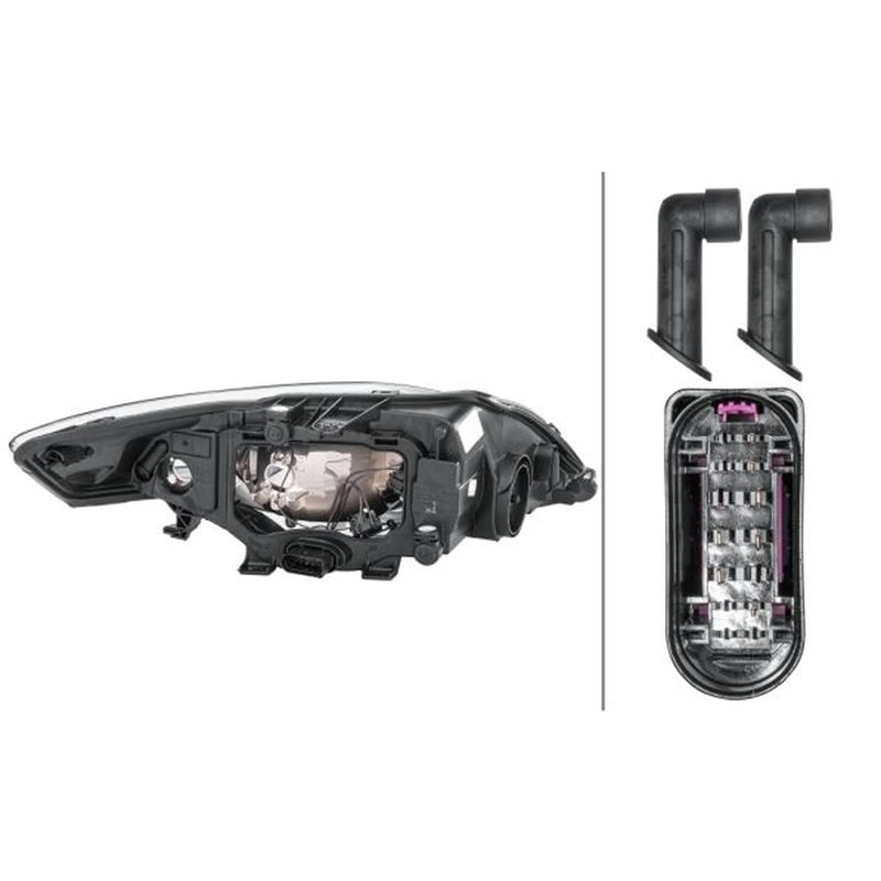 Hella Headlight Headlamp H7/H1 Left fits Ford Mondeo IV 2007-2015