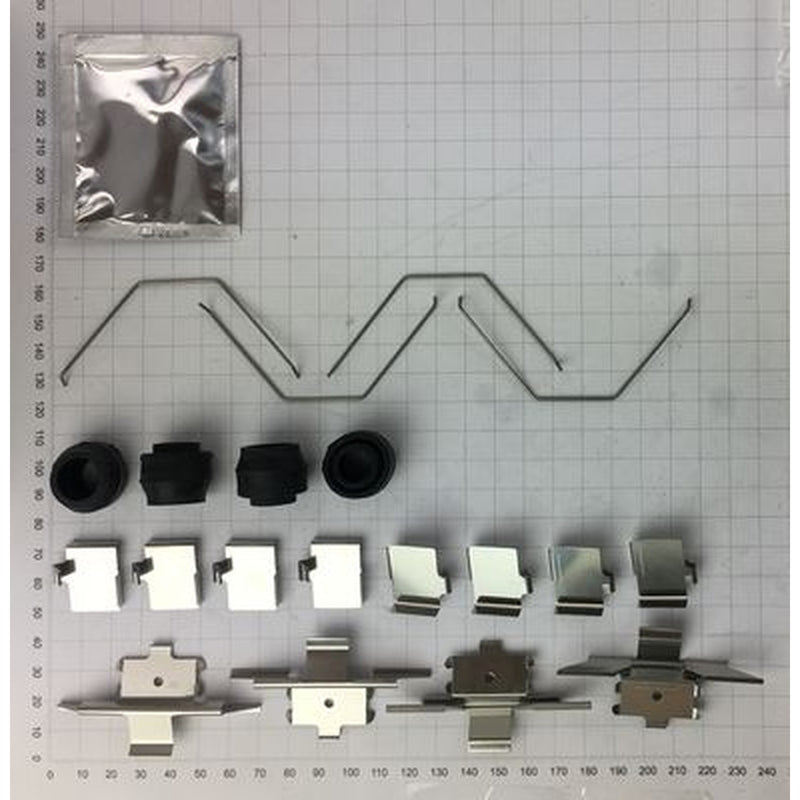 Abtex Brake Pad Accessory Fitting Kit Front fits Mazda 6 2007-2013