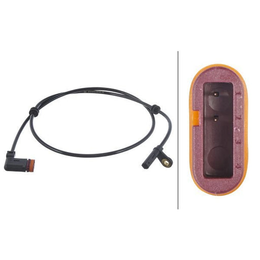 Hella ABS Wheel Speed Sensor Rear fits Mercedes-Benz C-Class 2007-2014