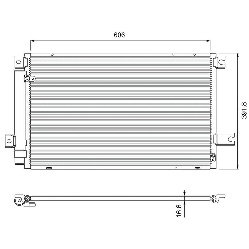 Valeo Air Conditioning Condenser 814414