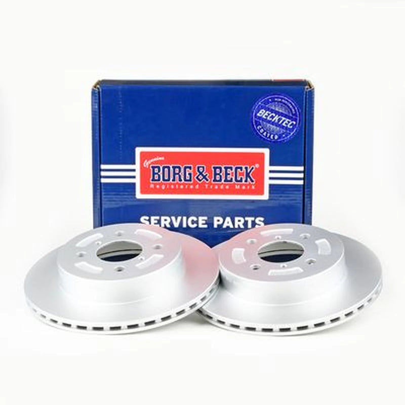 Borg & Beck 2 x Vented Brake Discs fits Suzuki Ignis I 2000-2005 1.3 1.5