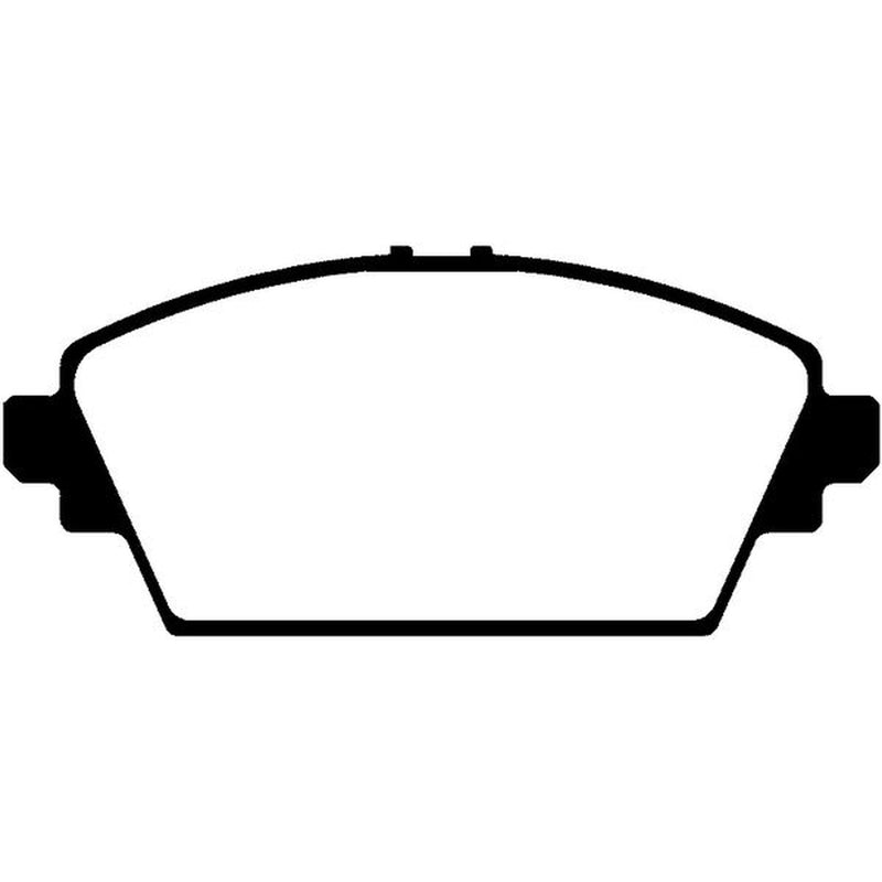 Abtex Front Brake Pad Set fits Honda Accord 1999-2002 1.8 2.0 2.3