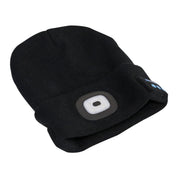Sealey Beanie Hat 4 SMD LED USB Rechargeable with Wireless Headphones LED185W Sealey - Dynamic Drive