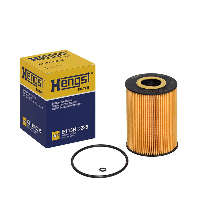 Hengst Engine Oil Filter fits Porsche 911 2008-2025 3.0 3.4 3.6 3.8