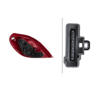 Hella Tail Light / Lamp W5W Right fits Peugeot 207 Cc 2007-2015 1.6