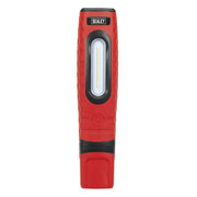 Sealey Rechargeable 360 Inspection Light 16 SMD LED & 3W LED Red 2 x Lithium-ion Sealey - Dynamic Drive
