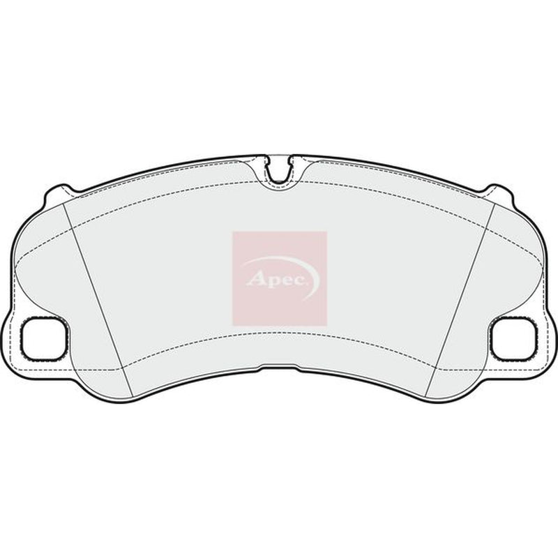 Apec Front Brake Pad Set fits Porsche 918 Spyder 2013 on 4.6