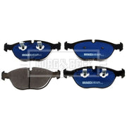 Borg & Beck Front Brake Vented Discs & Pads fits VW Passat B5 2000 on 2.0