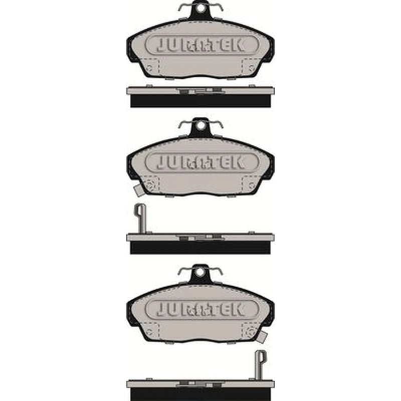 Juratek Front Brake Pad Set fits Honda Civic Aerodeck 1998-2001 1.4 1.5 1.6 2.0