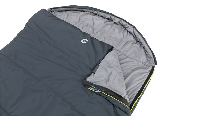 Outwell Campion Lux Double Dark Grey Double Sleeping Bag Outwell - Dynamic Drive