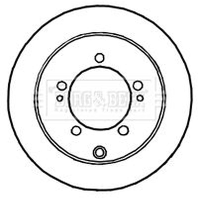 Borg & Beck Front & Rear Brake Discs & Pads fits Mitsubishi Outlander I