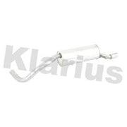 Klarius Box With Tail Pipe Rear fits Audi A1 2010-2018 1.6