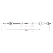 Apec Clutch Control Cable Pull fits MG ZR 2001-2005